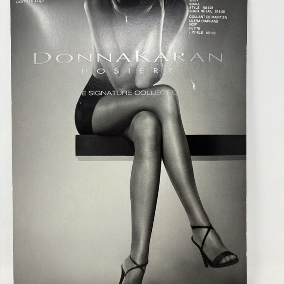 Donna Karan 0B108 Hosiery Signature Ultra-Sheer Control Top Pantyhose NEW!! - Picture 1 of 3